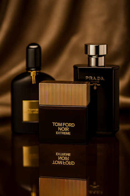 Kit de 3 perfumes: BLACK ORCHID, NOIR EXTREME, PRADA INTENSE 100ml