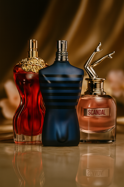 Kit de 3 perfumes: LA BELLE, ULTRA MALE, Gaultier SCANDAL 100 ml